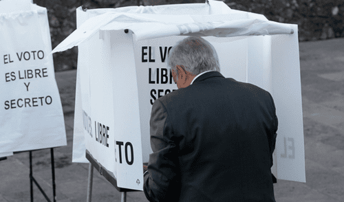 Elecciones 2018 México: Manuel López Obrador vota con un mensaje a los ciudadanos