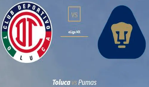 Toluca vs Pumas en vivo por la sexta fecha de la eLiga MX