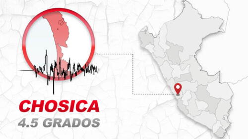 El epicentro del nuevo sismo fue en Chosica, al suroeste de Lima. Créditos: Composición LR. El epicentro del nuevo sismo fue en Chosica, al suroeste de Lima. Créditos: Composición LR.