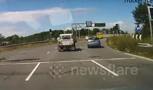 YouTube: Perro asoma la cabeza por la ventana en un vehículo en marcha, pero ocurre algo inesperado