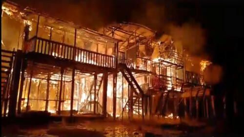 Loreto: incendio en Iquitos deja 800 damnificados Loreto: incendio en Iquitos deja 800 damnificados