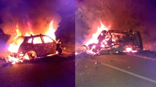 México: triple choque vehicular deja 10 muertos y heridos [FOTOS]
