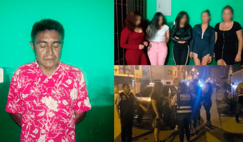 Detienen a presunto proxeneta y trabajadoras sexuales en centro de Chiclayo [VIDEO]