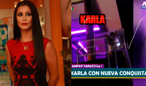 Karla Tarazona es captada con primo de Richard Acuña en discoteca de Trujillo [VIDEO]
