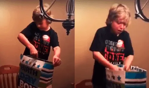 YouTube: Niño llora, grita y queda sin palabras tras recibir el mejor regalo de cumpleaños de todos [VIDEO]