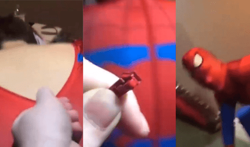 Facebook: Quiso lucir como Spiderman, sin imaginar que viviría una de sus peores pesadillas