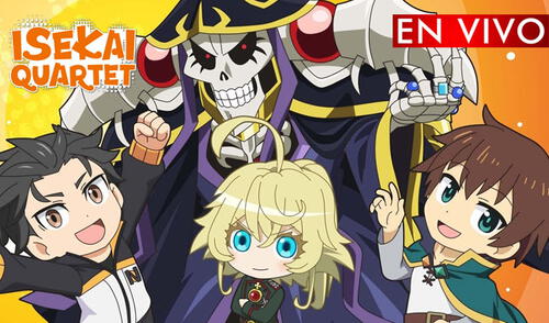 No te pierdas las locuras de los protagonistas de los mejores isekais Isekai Quartet 2