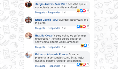 Facebook viral: usuarios realizan crueles comentarios sobre unipersonal de Mateo Garrido Lecca [FOTOS]