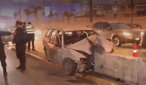 Accidente en la avenida Javier Prado deja un muerto y un herido Accidente en la avenida Javier Prado deja un muerto y un herido