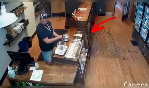 YouTube viral: cámaras de seguridad habrían captado fantasma en tienda de marihuana en Estados Unidos [VIDEO]