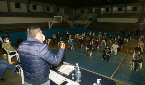 Autoridades vecinales de los 59 territorios pidieron el mejoramientos pistas y parques. Fortalecerán patrullaje integrado en territorios vecinales de Trujillo