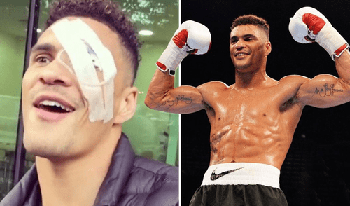 Boxeador atraviesa un drama por posible pérdida de un ojo [VIDEO]