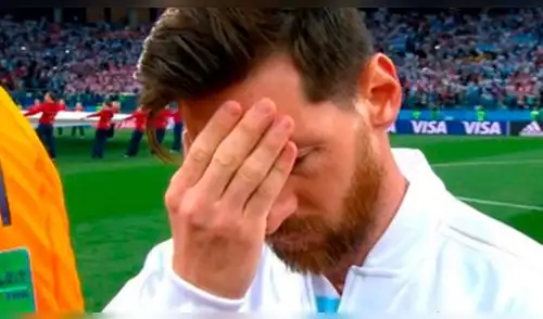 El gesto de Messi en el himno argentino que sigue causando polémica en el mundo [VIDEO]
