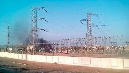 Reportan explosión e incendio en planta eléctrica de Chiclayo [VIDEO]