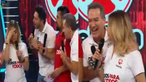 Cristian Rivero se ríe de Gisela Valcárcel por pedir “votaciones” en plena Teletón 2019