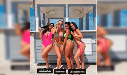 Vania Bludau y Leslie Shaw 'encienden' Instagram al bailar en bikini su nuevo éxito