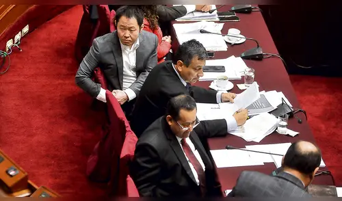 Pleno decidirá futuro de Kenji, Bocángel y Ramírez
