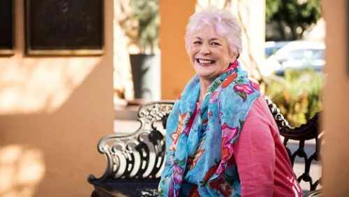 Russi Taylor, the voice of Minnie Mouse for Disney. 