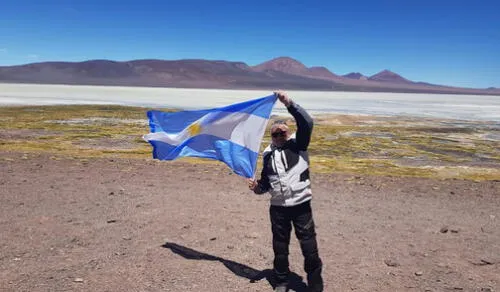 En el 82 formó parte de la infantería argentina que combatió a los británicos. Ahora quedó paralizado sin tener cómo salir del Perú. Foto: Pablo García Pablo García