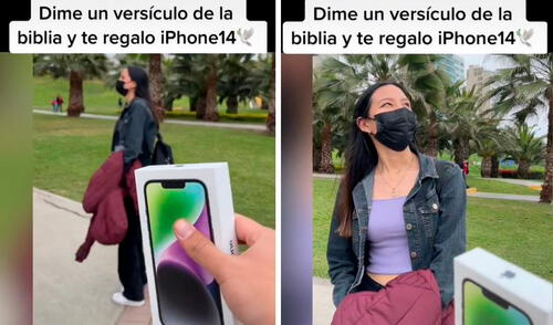 TikTok viral: joven casi gana un iPhone 14, pero debía decir un versículo de la biblia y no sabía ninguno