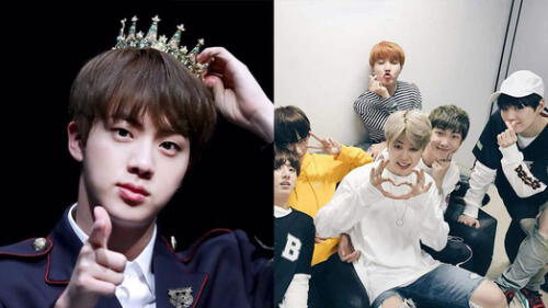 Jin recibió una sorpresa de cumpleaños de parte de sus compañeros de BTS.