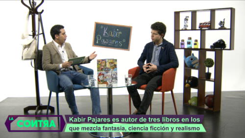 Kabir Pajares decidido a transformar el mundo con sus escritos aquí en La Contra