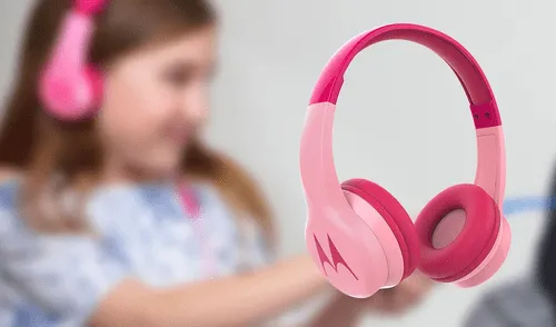 Motorola presenta audífonos inalámbricos diseñados para niños