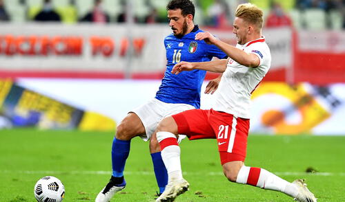 Polonia recibe a Italia por la tercera fecha de la UEFA Nations League 2020. Foto: EFE Italia vs Polonia