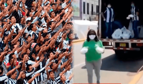 Alianza Lima: hinchas donativo alimentos