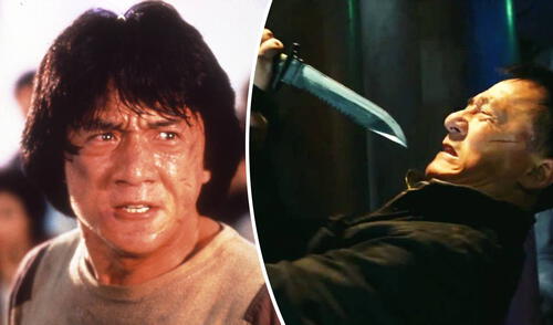 Jackie Chan casi acuchilla a un director cuando este empezó a insultar a sus padres en medio del set. Foto: composición/Home Manchester/captura de Youtube/MovieClips Jackie Chan casi acuchilla a un director