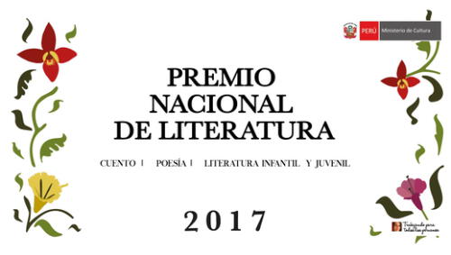 Ya está abierta la convocatoria al Premio Nacional de Literatura Ya está abierta la convocatoria al Premio Nacional de Literatura