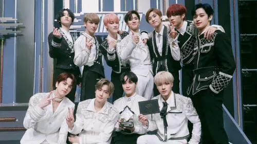The Boyz tras obtener el primer lugar de Road to kingdom. Foto: Cre.Ker