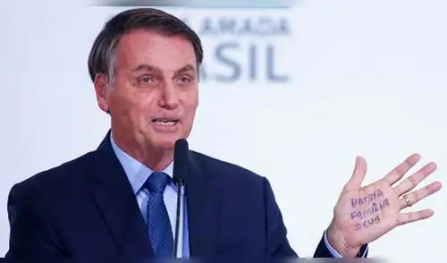 Jair Bolsonaro, presidente de Brasil. Foto: AFP. Brasil.