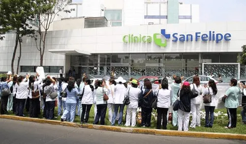 Los enfermeros de la clínica señalan que sus demandas no son atendidas hace meses. Foto: difusión.