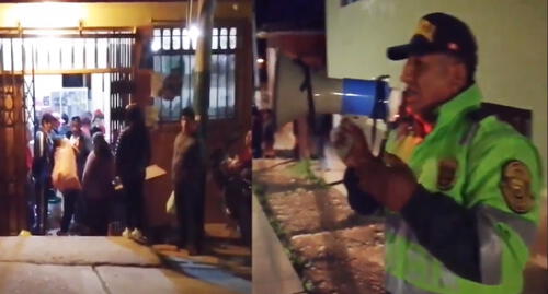 Policía fue respaldado por su buena acción a través de las redes sociales.