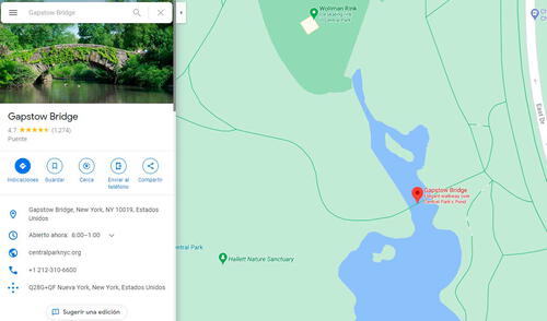 Desliza las imágenes para ver cómo luce el parque que aparece en Mi pobre angelito 2. Foto: captura de Google Maps Desliza las imágenes para ver cómo luce el parque que aparece en Mi pobre angelito 2. Foto: captura de Google Maps