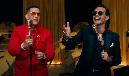Daddy Yankee y Marc Anthony estrenaron la canción “De vuelta pa´la vuelta” el último jueves 10 de diciembre. Foto: captura YouTube