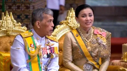 Reyes de Tailandia solo tienen tres meses de casados. Foto: RT.
