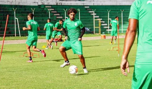 'Guti' lleva un gol con el equipo de Santa Cruz. Foto: Oriente Petrolero. Juan Diego Gutiérrez