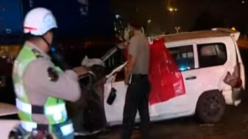 El choque se registró en la zona aledaña al Puente Primavera