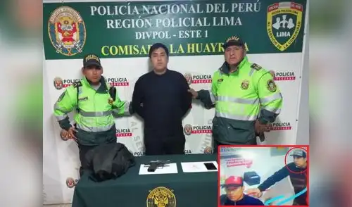 SJL: Policía captura a sujeto por asalto a casa de apuestas y barbería