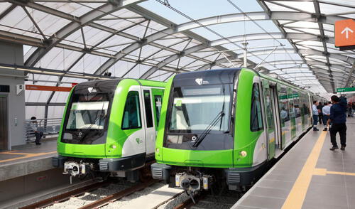 Metro de Lima tendrá 44 trenes desde octubre Metro de Lima tendrá 44 trenes desde octubre