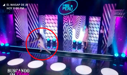 Miss Perú 2017: candidatas sufrieron penosas caídas sobre el escenario [VIDEO]