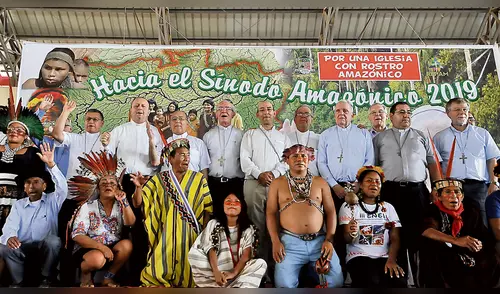 “Francisco, defiéndenos de todo aquel que quiera destruir nuestro territorio”