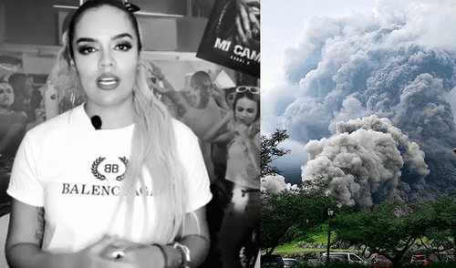 Karol G y su gesto a favor de afectados por erupción de volcán en Guatemala