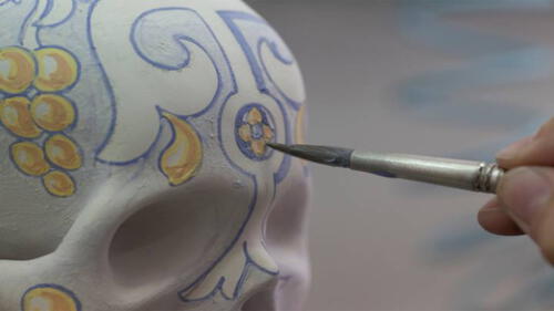 Proceso de decoración de una loza de Talavera. IPCE/MINISTERIO DE CULTURA Proceso de decoración de una loza de Talavera. IPCE/MINISTERIO DE CULTURA
