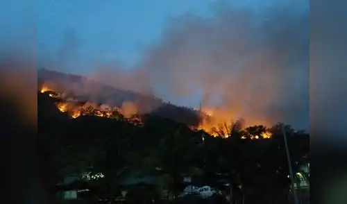 VRAEM: incendio forestal arrasa con veinte hectáreas de bosque