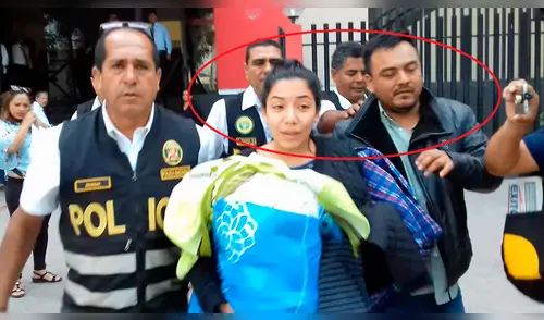 Conductora de tv y presunto cómplice son trasladados al penal de Chiclayo [VIDEO]