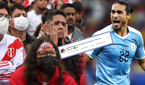 El jugador uruguayo no se guardó nada  y mandó una indirecta sobre la derrota de Perú frente a Australia.