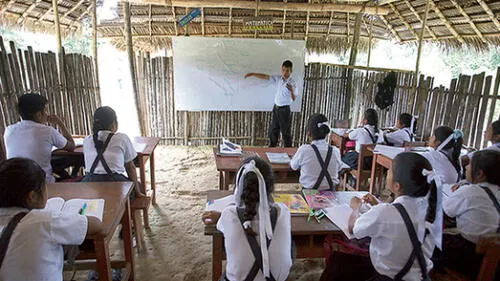 Escolares en zonas rurales. Créditos: Renato Pajuelo Zorrilla / La República.